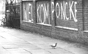 Welkom Poncke menjambut aktivis hak2 asasi Indonesia Poncke Prinsen