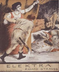 Ini sampoel depan partituur opera Elektra, terkarang oleh Richard Strauß