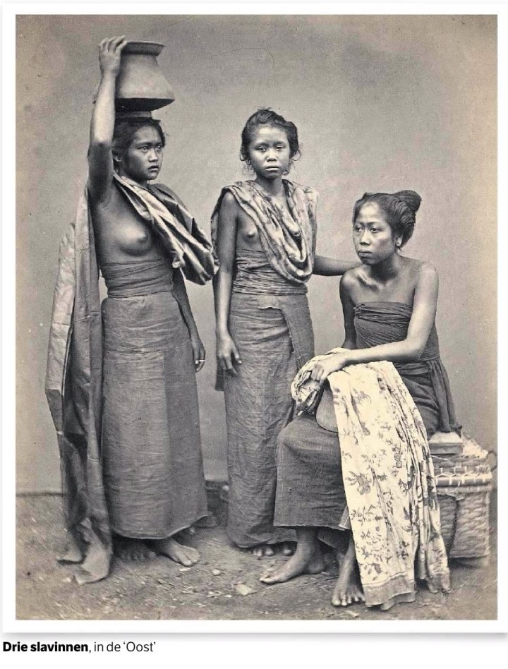 Tiga budak perempuan Hindia (ilustrasi dalam buku Reggie Baay)