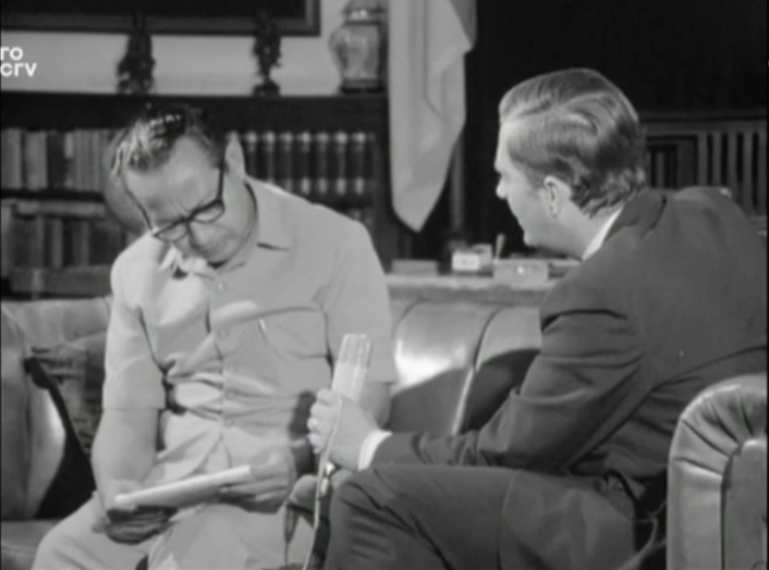 harto batja djawaban Joop Beek ketika diwawantjarai Aad van den Heuvel