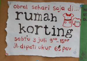 Sisa2 penggunaan kata korting